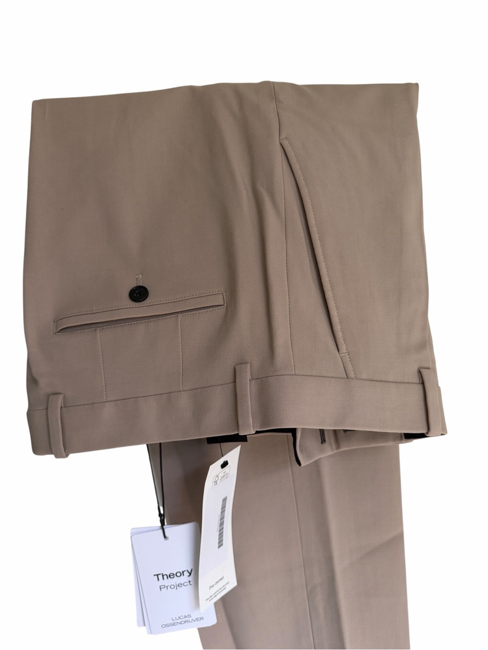 Theory Men's Dress Pants in Light Taupe